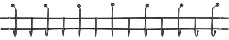 Czarny metalowy wieszak ścienny 119 cm Barato – Spinder Design