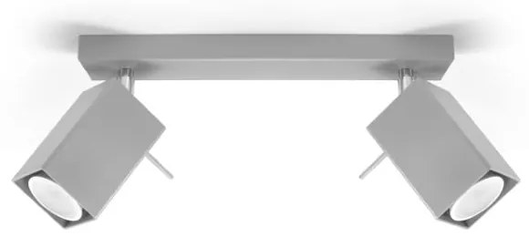 Szara lampa punktowa 6x30 cm Toscana – Nice Lamps