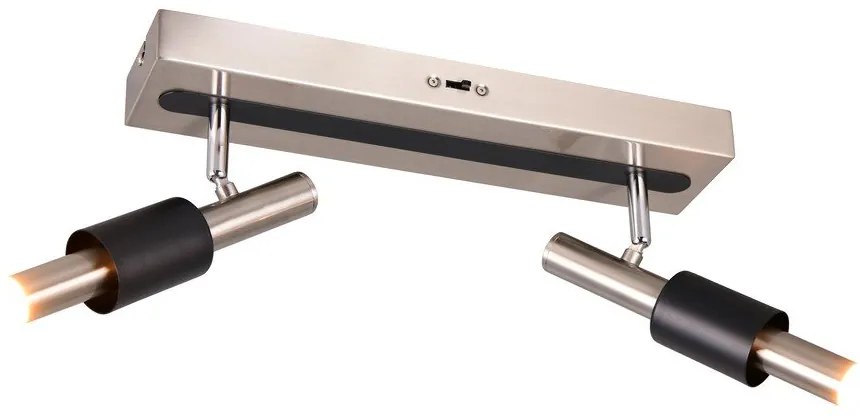 Lampa punktowa LED w czarno-srebrnym kolorze 20,5x42 cm Ikaris – Trio Select