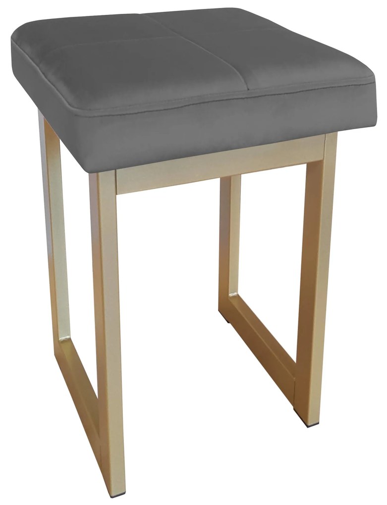 TABORET SOLID 60cm STOŁEK LOFT podstawa złota BL14