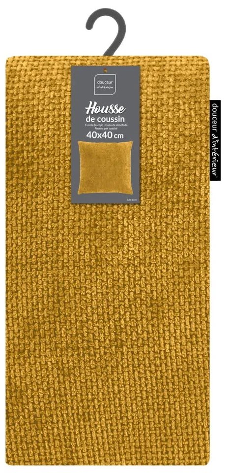 Poszewka na poduszkę z szenilu 40x40 cm Leo – douceur d'intérieur