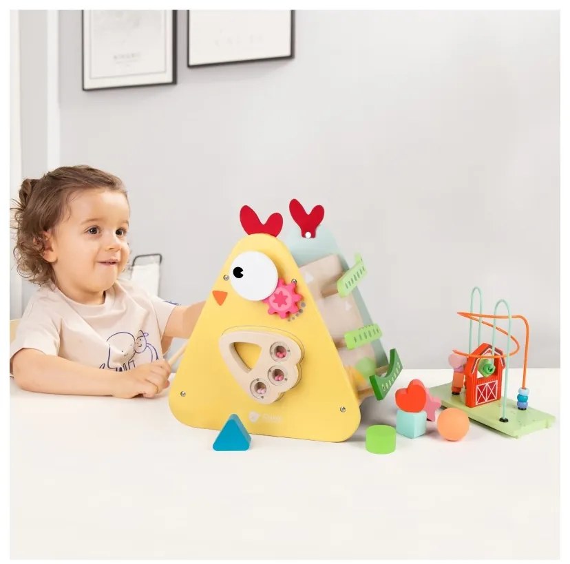 Classic world kostka montessori 10w1 szczęśliwa farma xxl