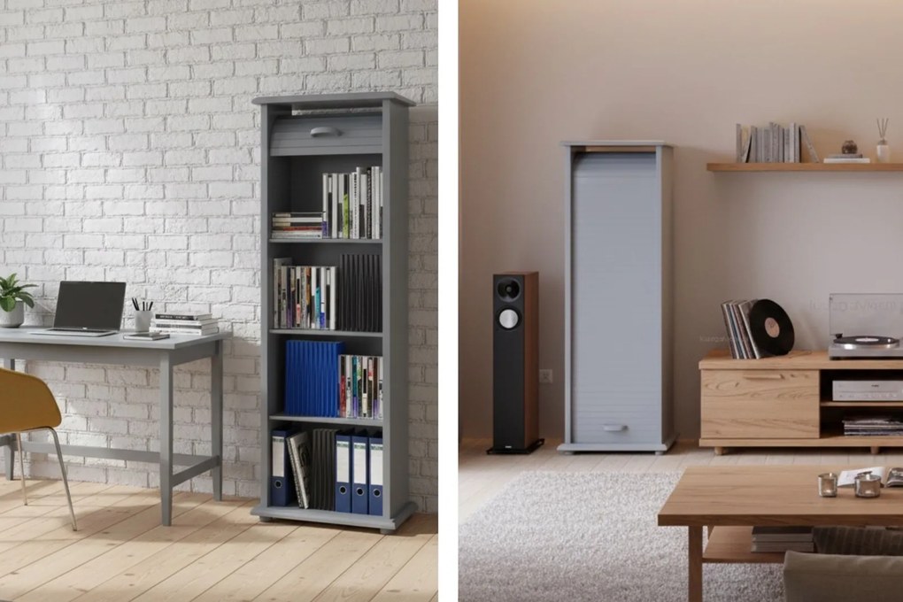 Stojak na płyty DVD Retro