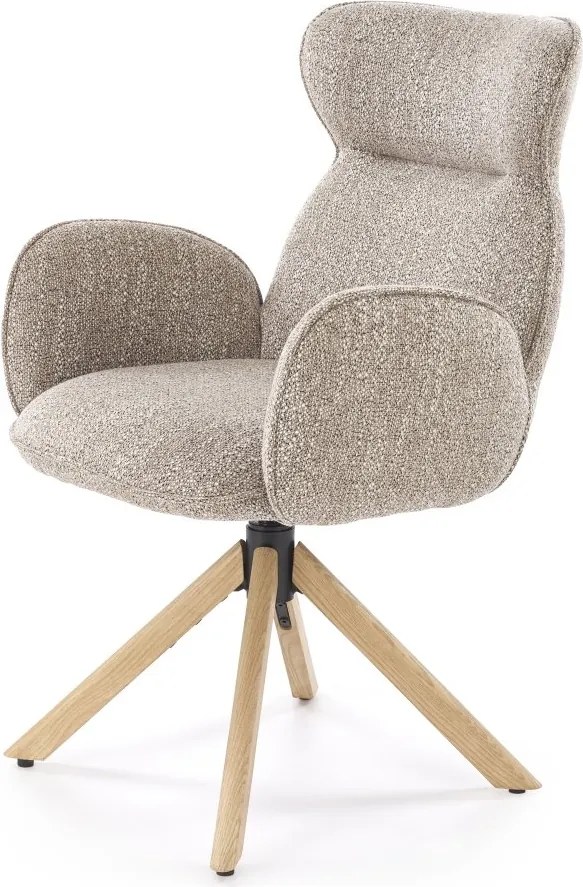 Krzesło do jadalni z obrotowym siedziskiem K585 Halmar