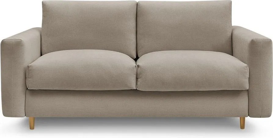 Szarobrązowa sofa do spania/rozkładana 220 cm Cocoone – Bobochic Paris