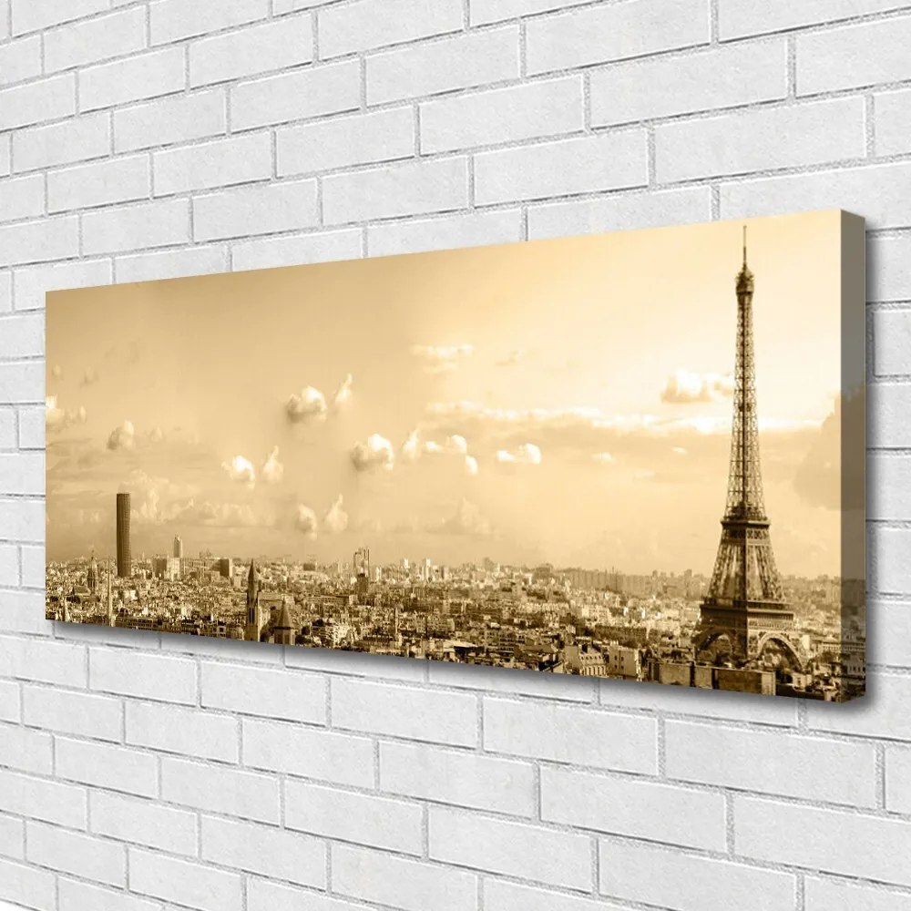 Fotoobraz na płótnie Panorama Miejskich Kamienic