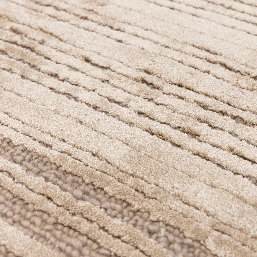 Beżowy dywan z mieszanki wełny tkany ręcznie 160x230 cm Henley Sand – Asiatic Carpets