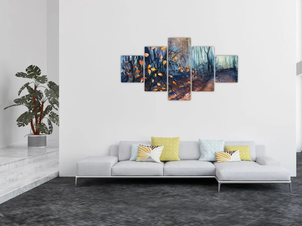 Obraz - Promienie jesiennego słońca (125x70 cm)