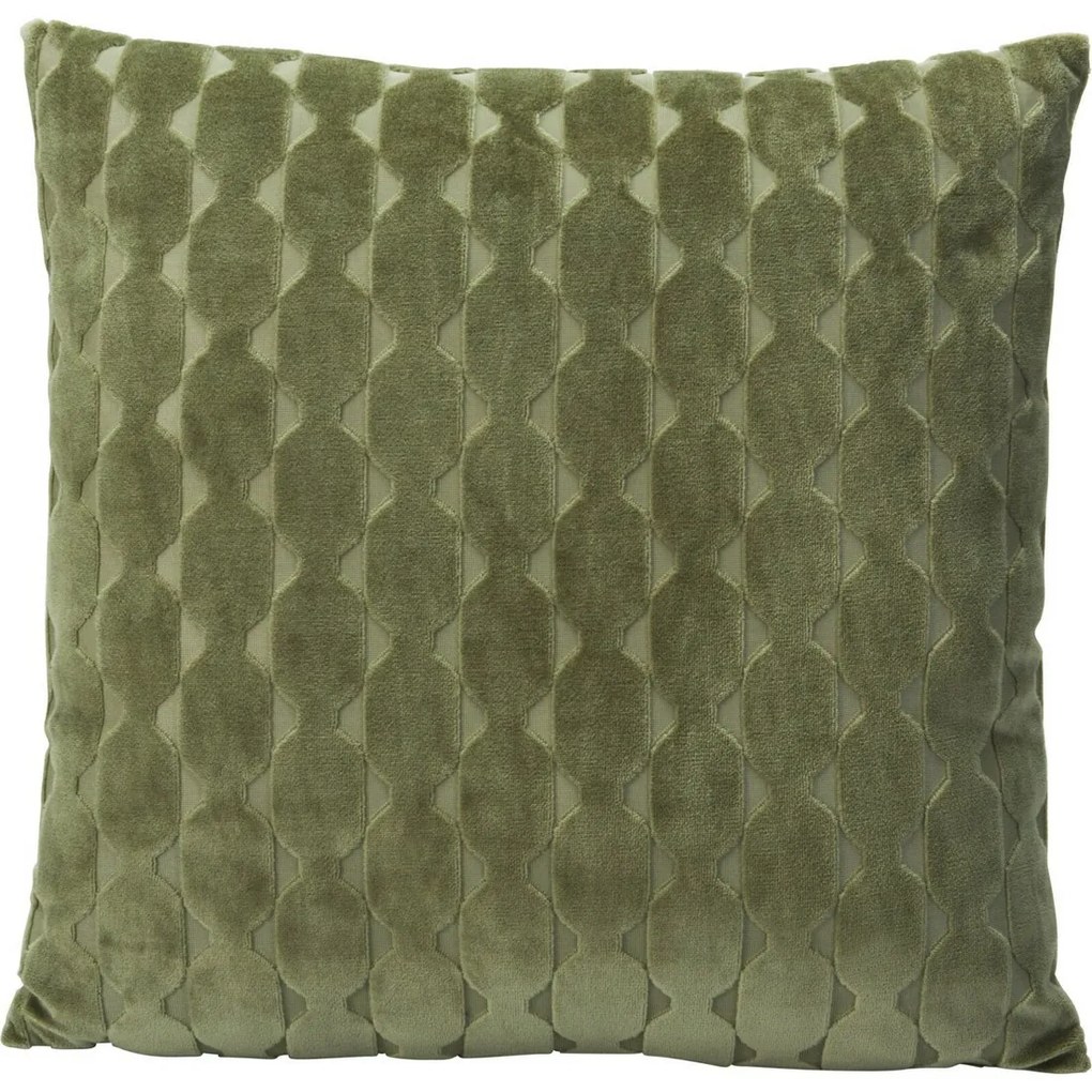 Poduszka Velvet zielony, 45 x 45 cm