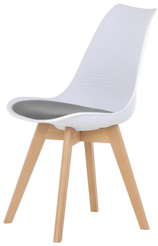 Zestaw krzeseł do jadalni CT-X7056 GREY, 4 szt.