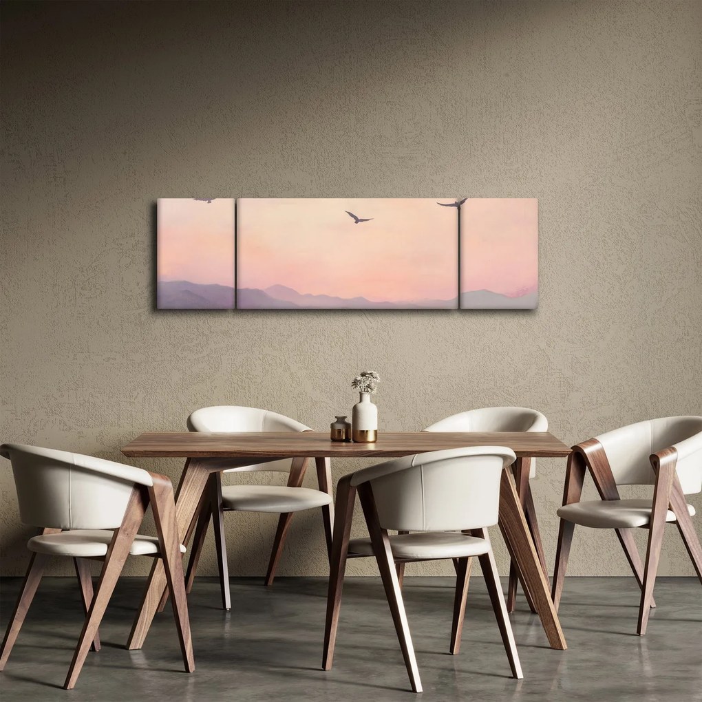 Obraz - Stado ptaków II. (170x50 cm)