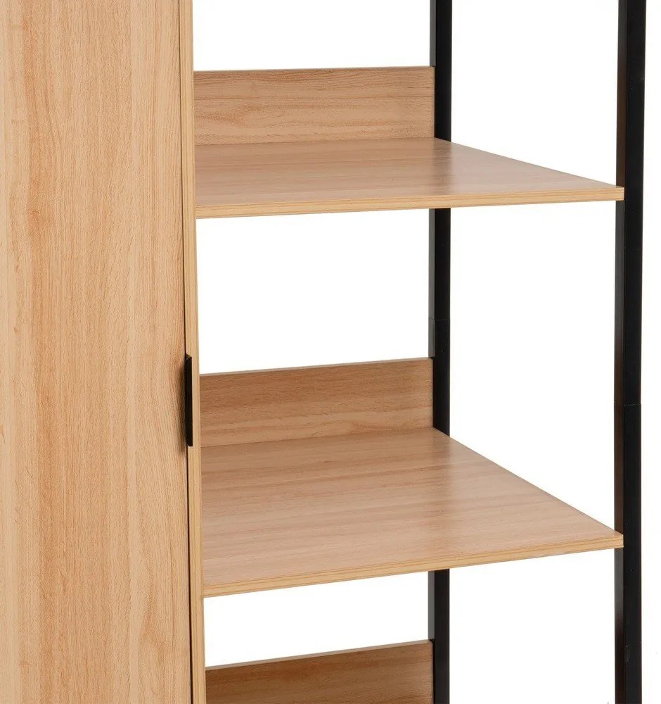 Szafa otwarta w naturalnym kolorze 100x190x48 cm Armarios – Casa Selección