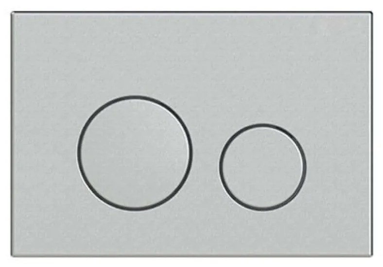 Przycisk spłukujący srebrny mat ENCO