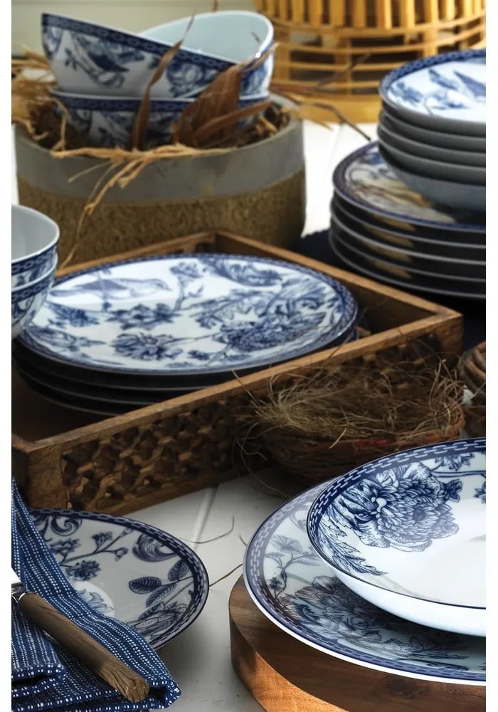 Porcelanowy zestaw talerzy 24 szt. dla 6 osób Flowers – Kütahya Porselen