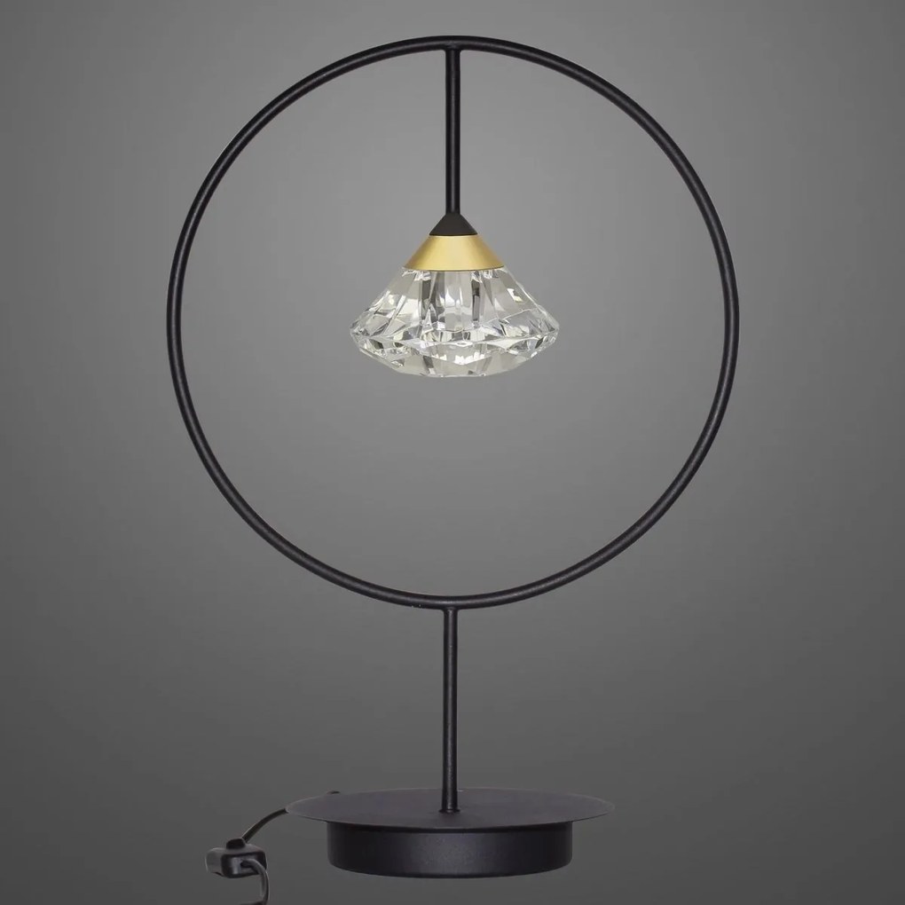 Lampa stołowa z akrylowym diamentem Tiffany 1
