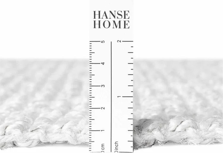 Jasnoszary dwustronny dywan tkany ręcznie z juty 160x230 cm Bouclé Jaipur – Hanse Home