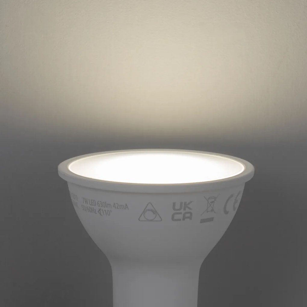 Zestaw 5 inteligentnych żarówek LED GU10 50mm ściemnialnych Opal 7W 630 lm 4000K