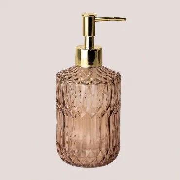Dozownik Mydła Ze Szkła Ovie Różowa - Sklum