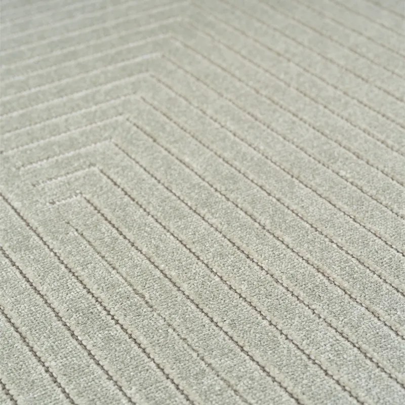 Dywan uniwersalny Nova 3D Geometria oliwkowy 280 cm x 370 cm