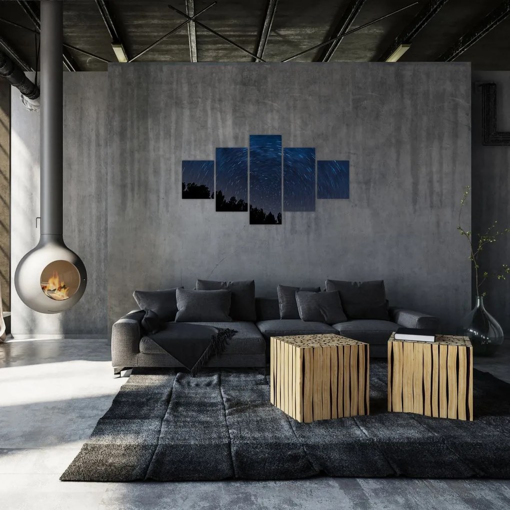 Obraz nocnego nieba (125x70 cm)
