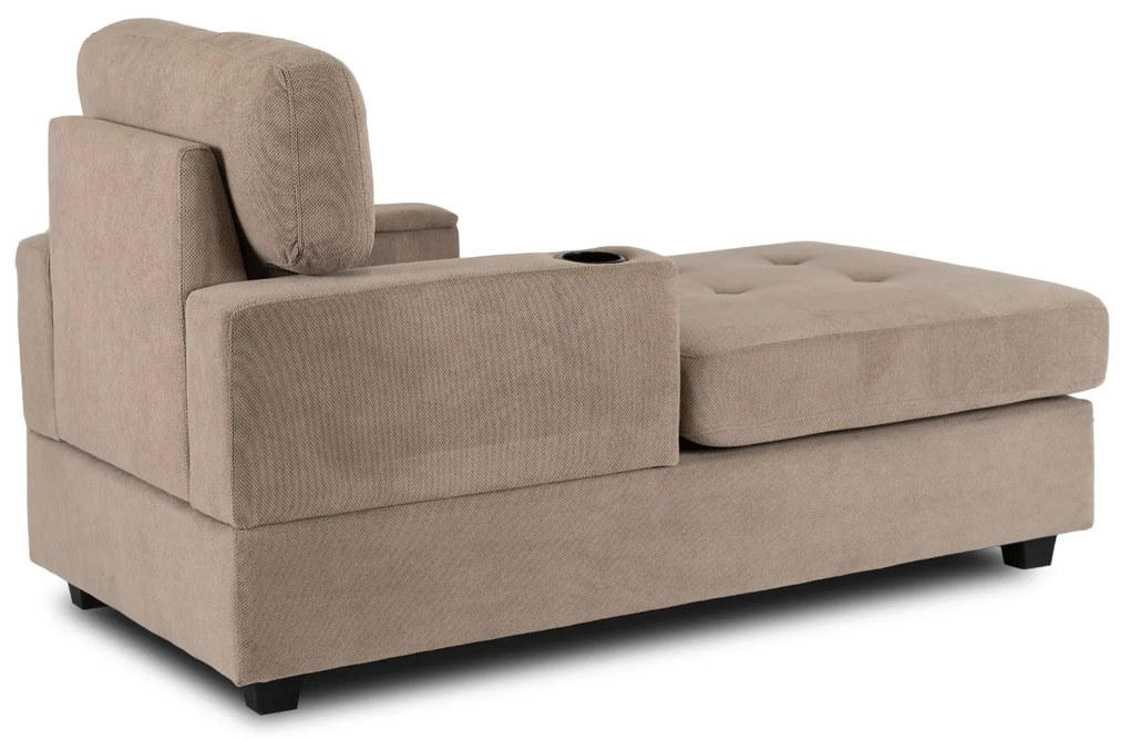 Fotel Wypoczynkowy Sofa NEO Beżowy Tapicerowany Nowoczesny