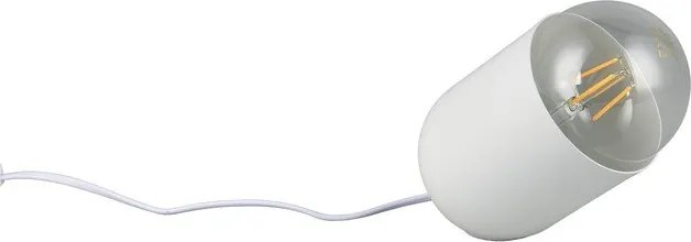 Biała lampa stołowa (wysokość 13,5 cm) Nara – Reality