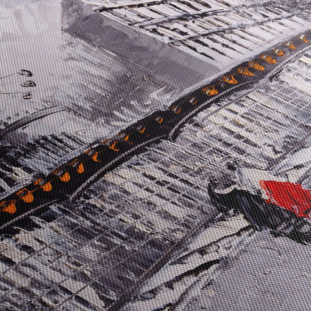 Obraz - Obraz olejny przedstawiający miasto II. (125x70 cm)