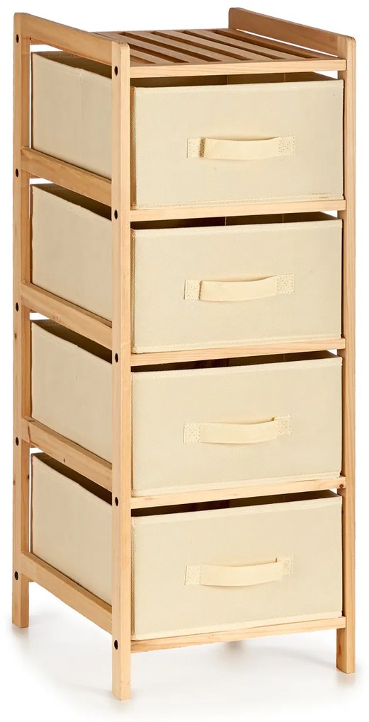 Komoda z 4 szufladami z materiału