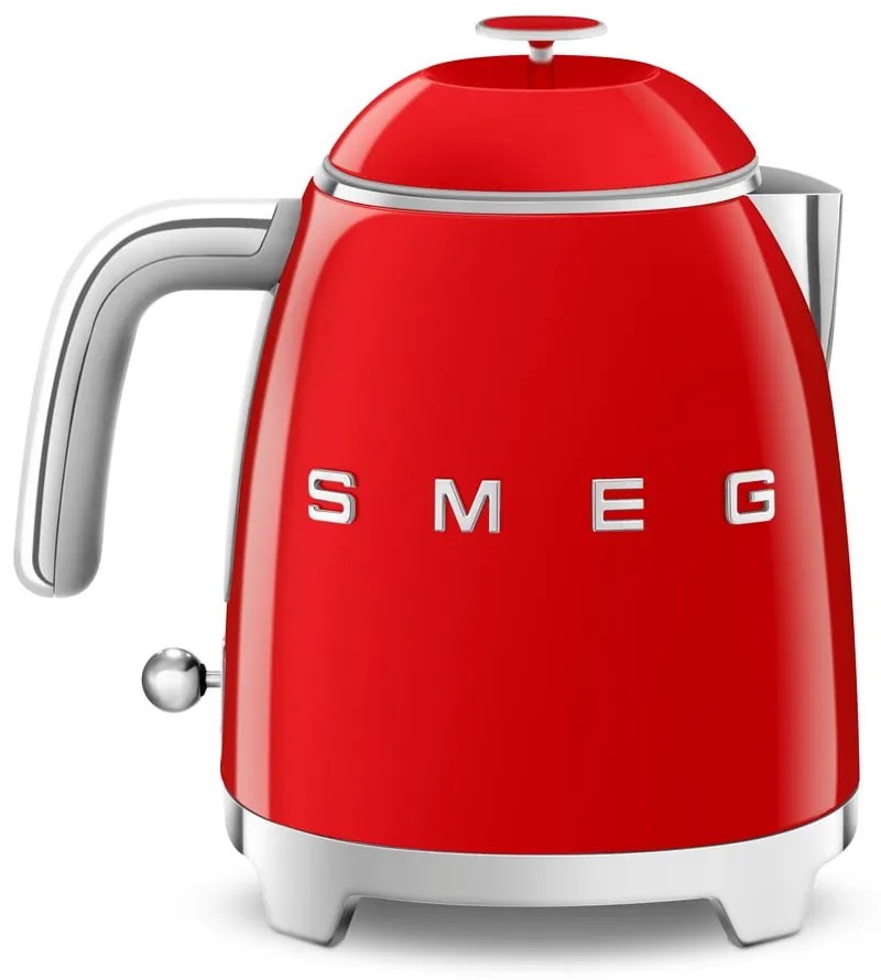 Czerwony czajnik elektryczny ze stali nierdzewnej 800 ml Retro Style – SMEG