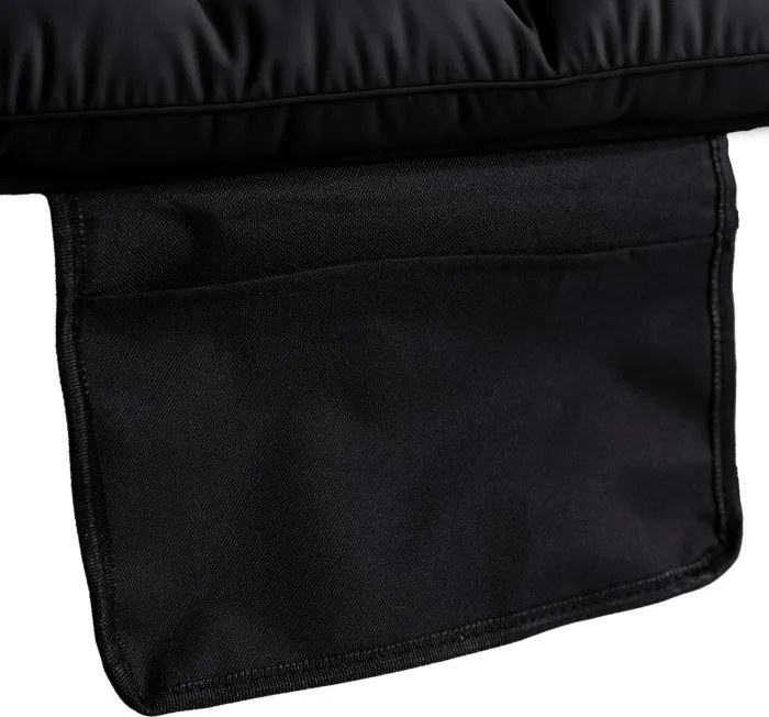 Leżak Ogrodowy VENUS 190x73 cm Czarny