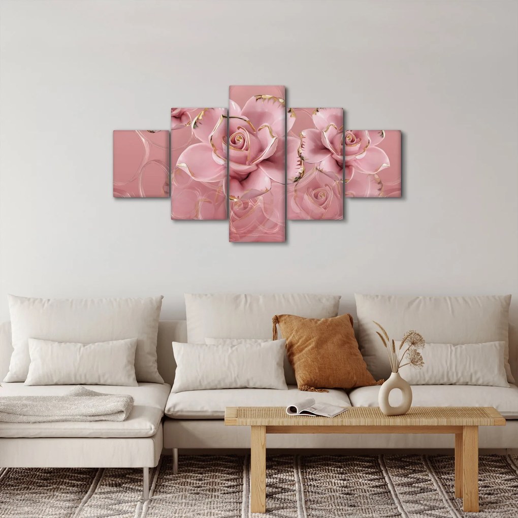 Obraz - Dekoracje kwiatowe (125x70 cm)