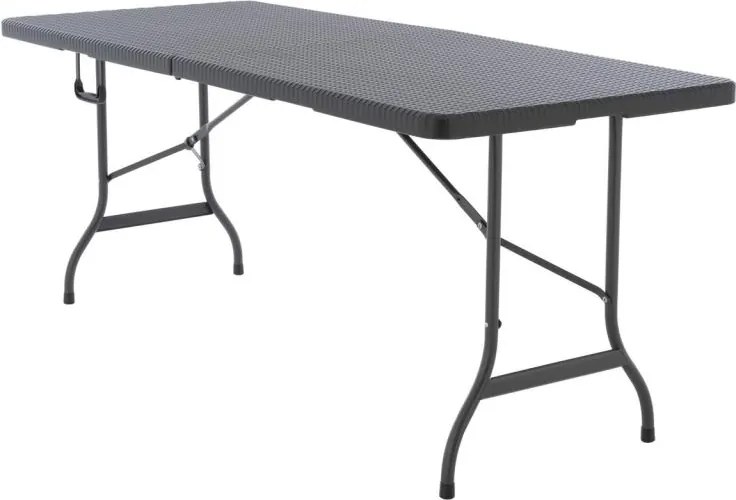 Składany przenośny stół 180 cm, antracyt