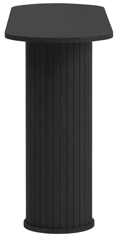 Czarna konsola 40x130 cm Nola – Unique Furniture