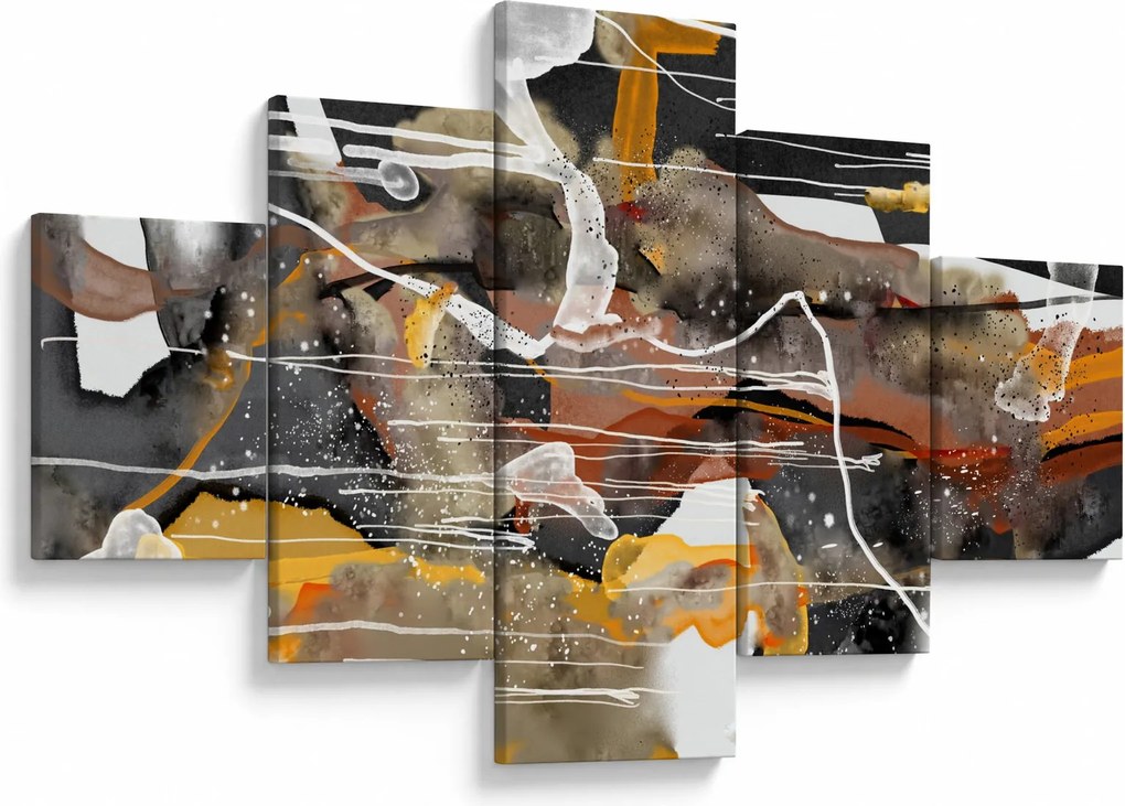 Obraz - Abstrakcja (125x70 cm)