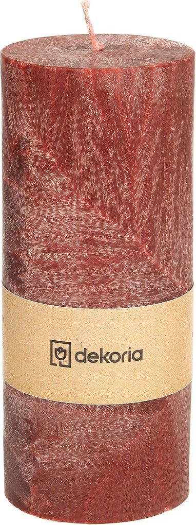 Świeca zapachowa palmowa walec Burgundy