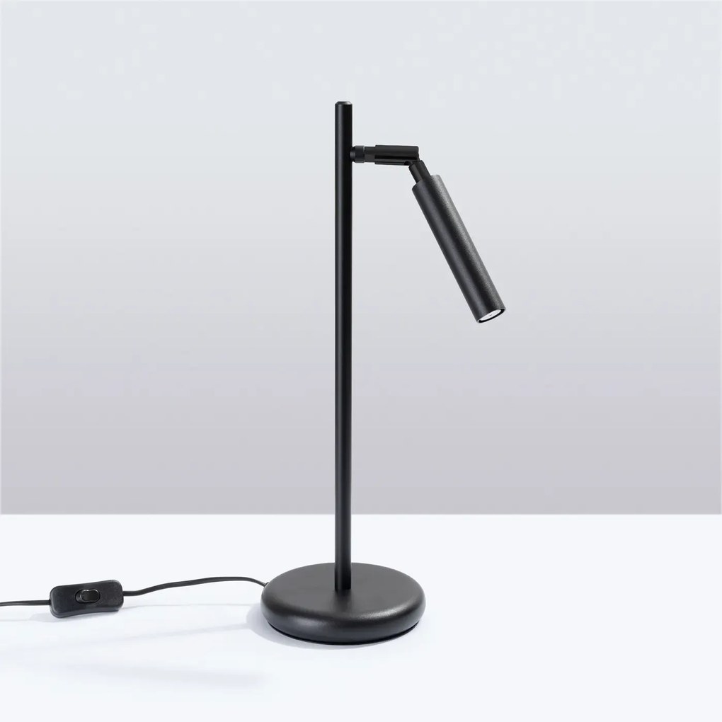 Lampa biurkowa PASTELO czarna SOLLUX  LIGHTING