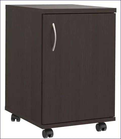Kontenerek biurowy z drzwiczkami wenge S0-W24