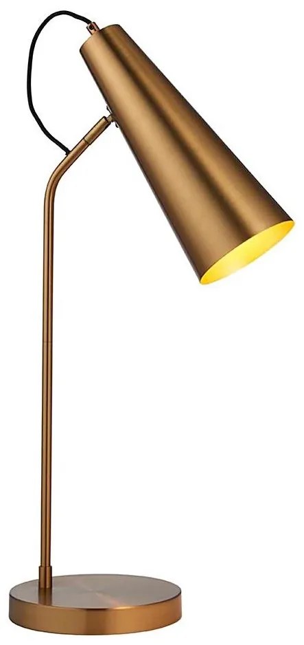 Endon 107527 - Lampa stołowa KARNA 1xE27/10W/230V mosiądz