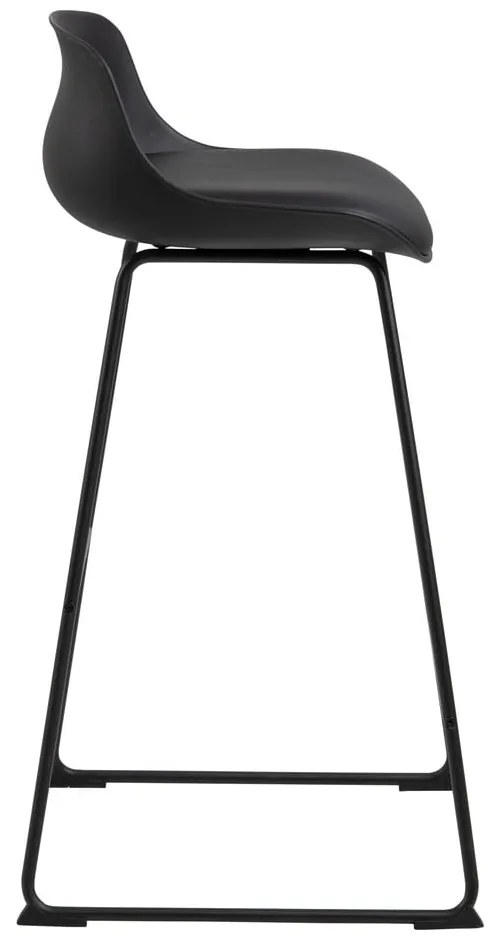 Czarny hoker (wysokość siedziska 76 cm) Tina – Actona