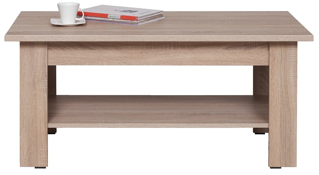 Ława Drewniana COREA 110 cm Dąb Sonoma Nowoczesna