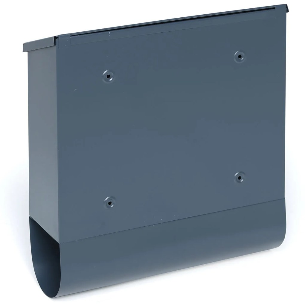 Skrzynka pocztowa na gazety i listy VILLA SPEZIAL SET, antracytowa