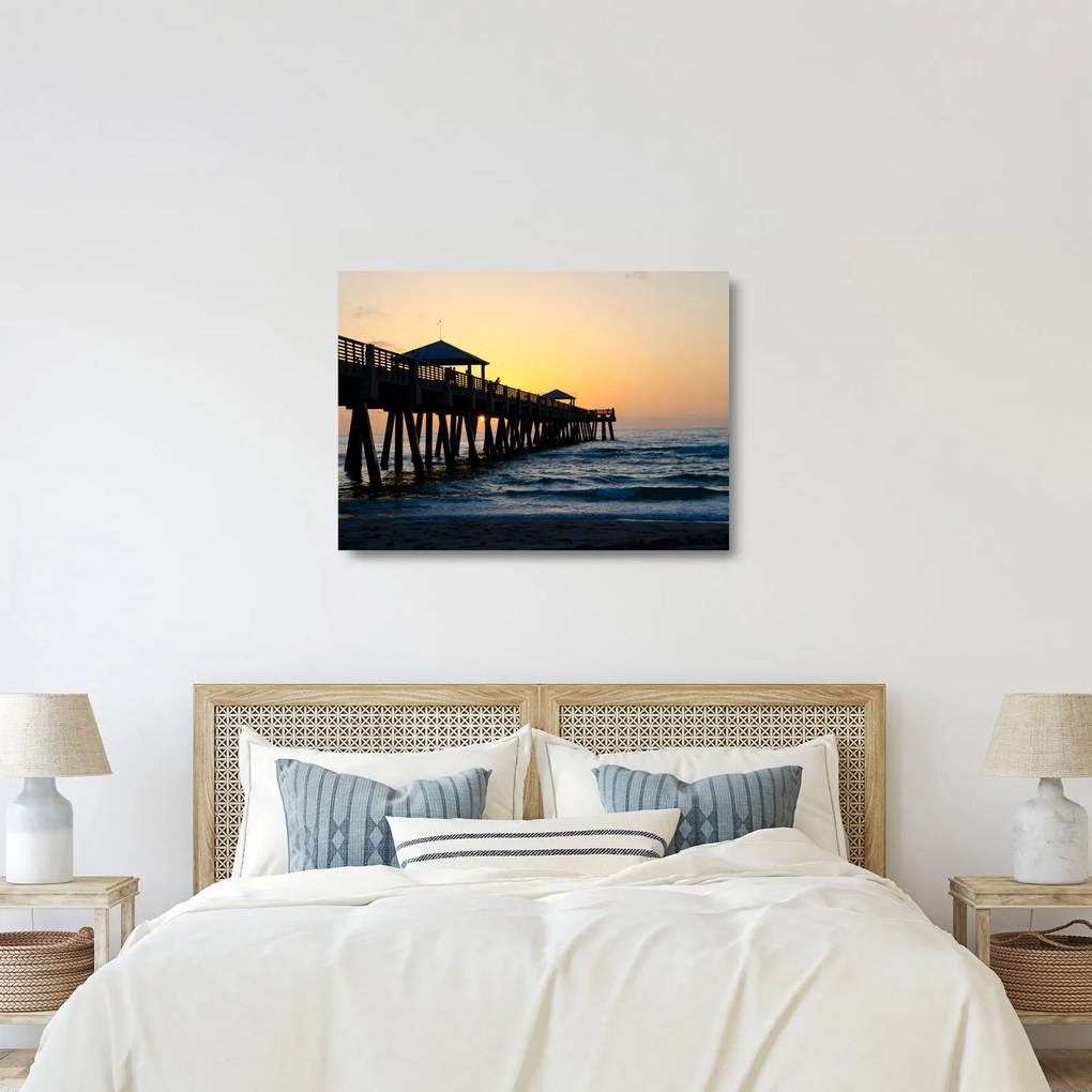Obraz na szkle - na plaży (70x50 cm)