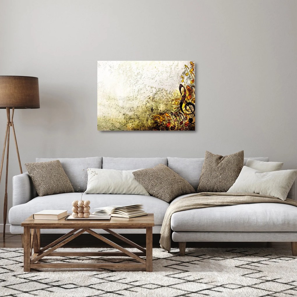 Obraz na szkle - Potęga muzyki (70x50 cm)