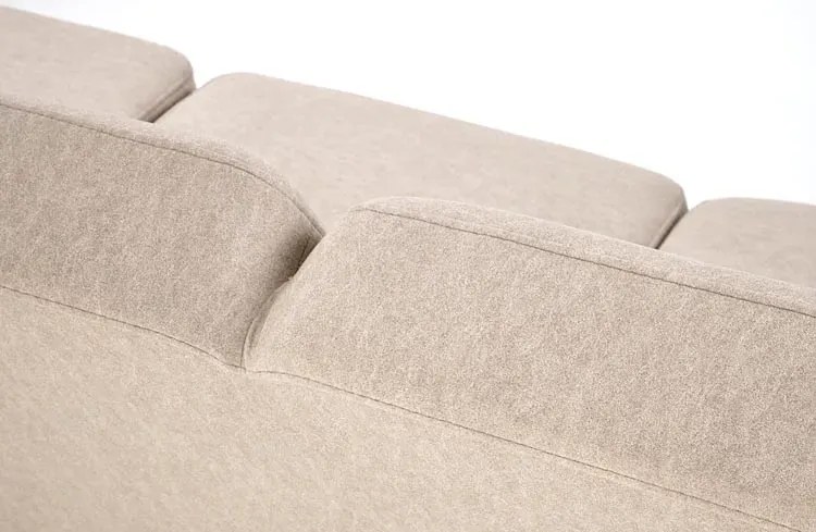 Beżowa trzyosobowa sofa w stylu vintage H6-M11