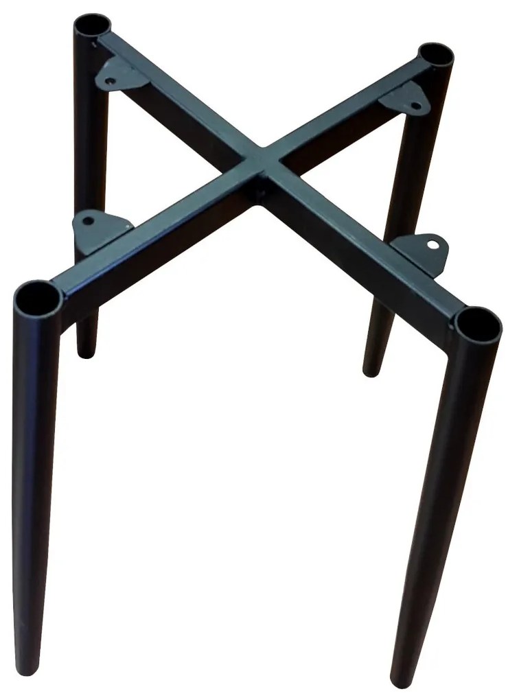 Taboret TRIX D14 olcha podstawa czarna/złota