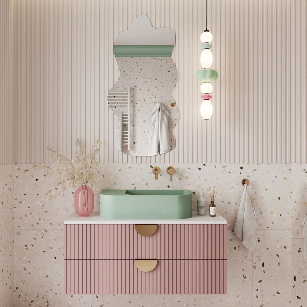 Lustro dekoracyjne w kształcie chmurki oszlifowane bez podświetlenia CLOUD | Różne rozmiary | Różne kolory : Kolor tafli szkła - Srebrny, Rozmiar - 60 x 80 cm