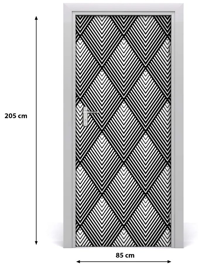 Naklejka fototapeta na drzwi Geometryczne tło