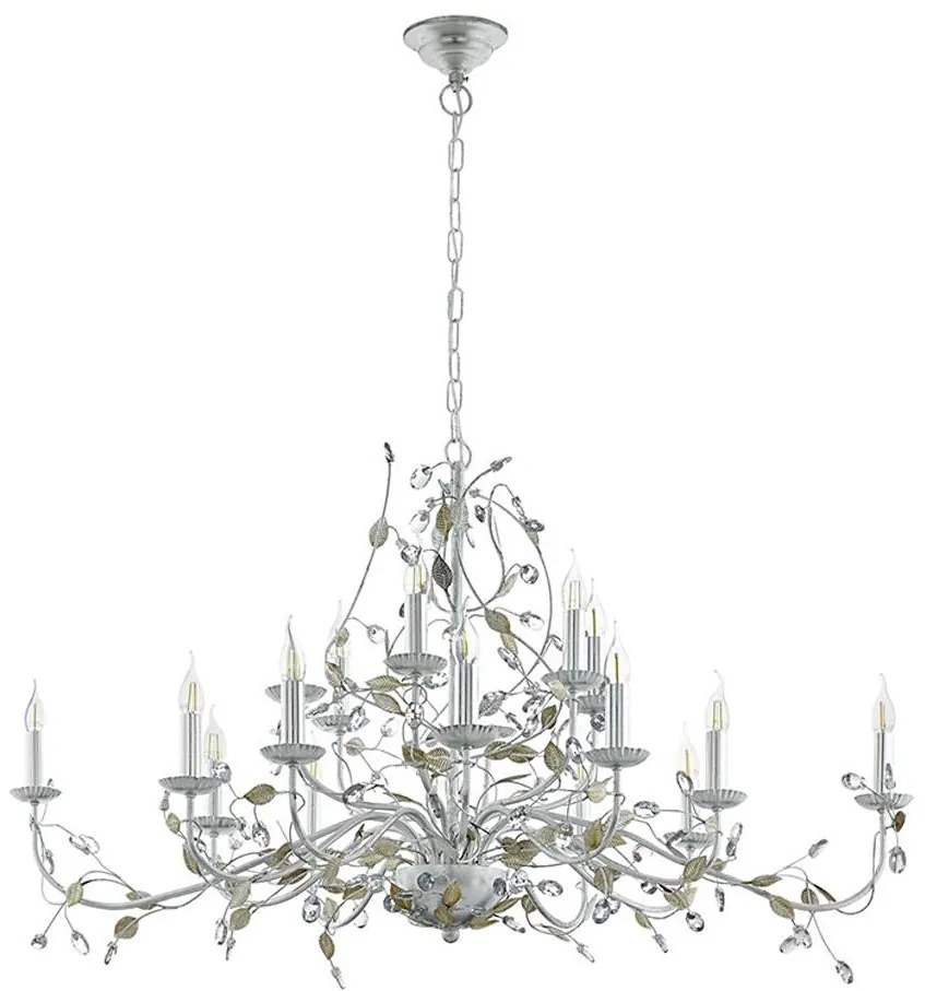 Eglo 49828 - Żyrandol FLITWICK 1 15xE14/40W/230V