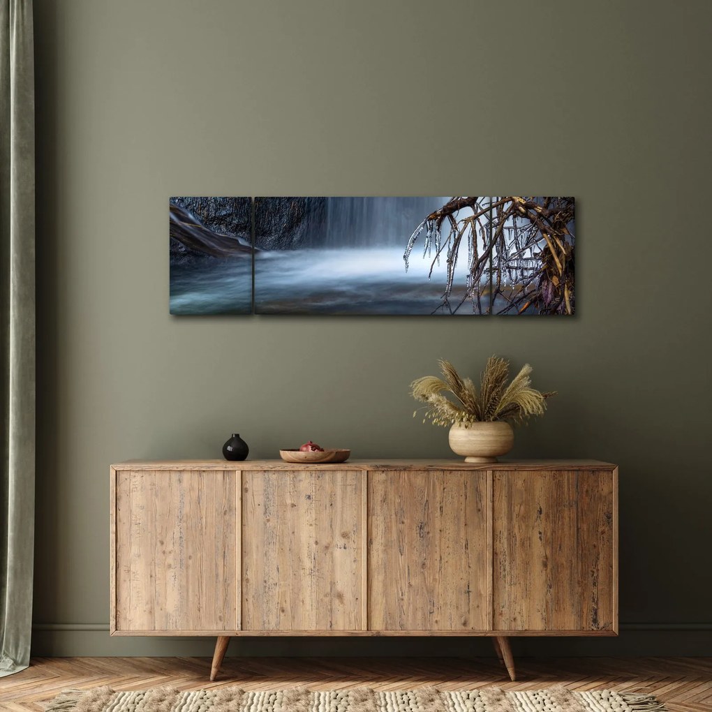 Obraz zimowej laguny (170x50 cm)