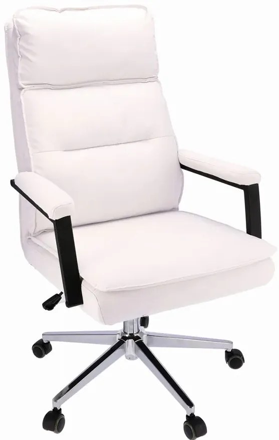 Białe krzesło obrotowe do biurka M2-C88